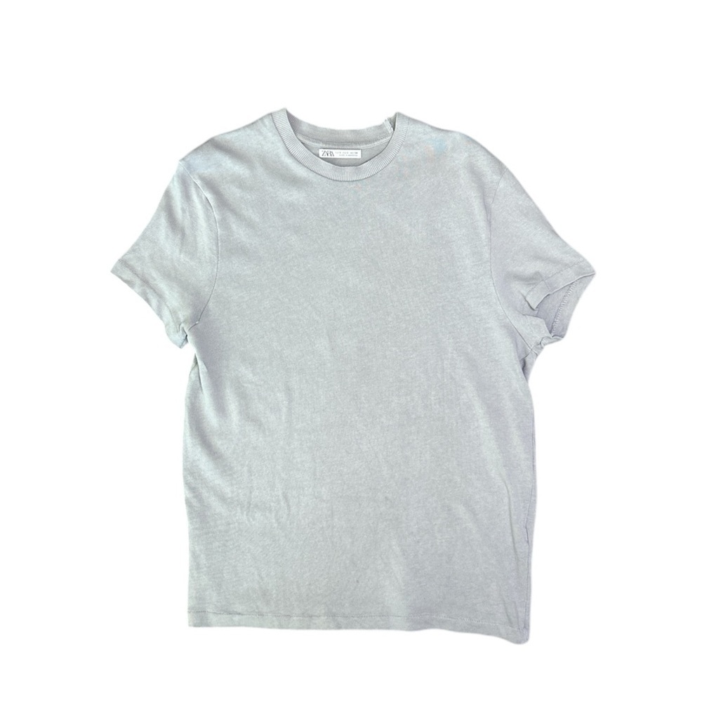 Zara Mens Knit Gray Shirt